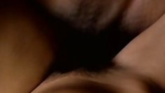 Double ANAL for cute brunette