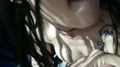 Dude busting დატვირთვის მისი panties ცენზურა (ქალის დომინირება)