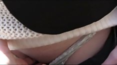 ცხელი ქერა, ჯგუფური და cum on the beach